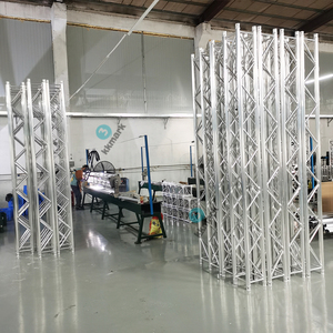 Hoogwaardige TUV-gecertificeerde zilveren 290x290mm vierkante spigot podiumverlichting aluminiumlegering <span class=keywords><strong>truss</strong></span> voor DJ concerten, feesten en evenementen - Product Image 6