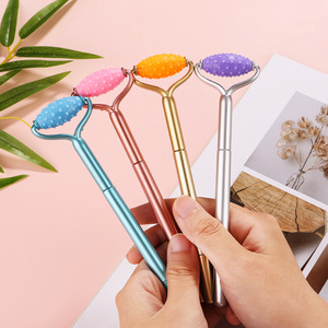 Stylos neutres créatifs pour le massage anti-stress, vente en gros, papeterie unique et amusante pour étudiants, stylo en plastique non effaçable à encre gel 0,5 mm - Product Image 2