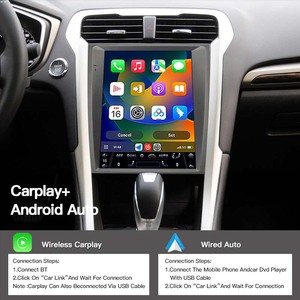 Écran de style Tesla de 12,1 pouces, Carplay sans fil pour Ford Mondeo Fusion MK5 2013-2015, autoradio Android15, lecteur multimédia automobile, navigation - Product Image 4