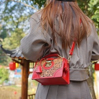 2024 nouveau sac à main bandoulière en cuir véritable en cuir véritable Style ethnique luxe femmes sacs à main