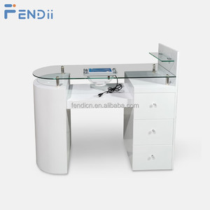 <span class=keywords><strong>Mesa</strong></span> de Manicura para Salón, Moderna <span class=keywords><strong>Mesa</strong></span> de Uñas de Madera con Extractor de Polvo - Product Image 3