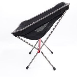 Hot verkopende zwarte strandcampingstoel voor buiten, draagbare visstoel met lage rugleuning - Product Image 3