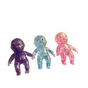 Giocattolo Antistress a Forma di Bambola Glitterata, Giocattolo Morbido e Schiacciabile per <span class=keywords><strong>Terapia</strong></span> Sensoriale <span class=keywords><strong>ADHD</strong></span> - Product Image 4