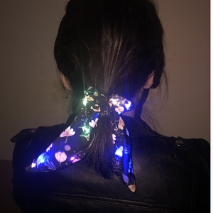Fasce per capelli con luce a Led Premium fascette elastiche per capelli per ragazze modalità Multi luce LED elastici per capelli fluorescenti a emissione di luce per pasqua - Product Image 6
