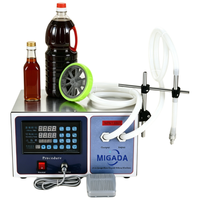 Machine de remplissage semi-automatique GFK17A pour huiles essentielles, savons liquides, gels, boissons et huiles d'olive, livraison rapide