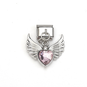 Pulsera con Colgante en Forma de Corazón, Aleación de Zinc, Unisex, Joyería Casual de Moda con Diseño de Mariposa y Engaste de Bisel - Product Image 3