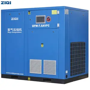 Good Quality 7.5 Kw 380V Custom Made Air-cooling Screw Type Air Compressor Used In Food Industry Or Medical Industry.