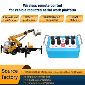 NOMI NM-010 Grue sur chenilles de chantier à leviers proportionnels hydrauliques, télécommande sans fil fixe à vitesse réglable - Product Image 4