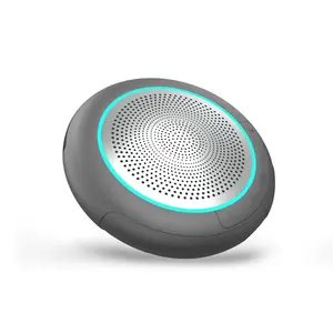 2023 סגנון חדש כל מתכת הפחתת רעש Bluetooth כנס רמקול עם 4 מיקרופוני כנס מיקרופון רמקול עבור עסקים