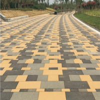 Brique perméable en céramique pour l'extérieur, le sol, la route, le pavage, la brique perméable en céramique colorée, pavé en argile perméable à l'eau