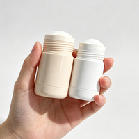 Contenant vide pour baume déodorant, bâtonnet solide rond, 30g 50g, coque extérieure réutilisable, recharge interne remplaçable