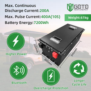 แบตเตอรี่ลิเธียม 72V 100Ah สำหรับรถกอล์ฟไฟฟ้า รถล่าสัตว์ รถคลับคาร์ พร้อมจอแสดงผล อะแดปเตอร์ชาร์จไฟ J1772 - Product Image 5