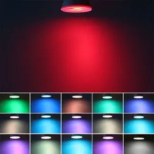 LED RGBW GU10 Spot Remote Control Lamp Dimmable Multicolor Spotlight