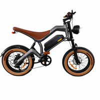 Vélo électrique tout-terrain à gros pneus M20 1500W 48V 15.6Ah VTT électrique Stock USA UE 7 vitesses Vente en gros E-bike OEM ODM