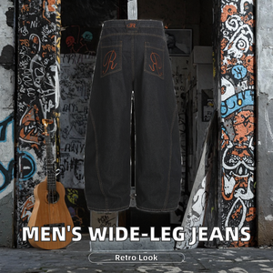 Pantalones Vaqueros Premium Vintage para Hombre, de Trabajo, Resistentes, de Mezclilla, con Triple Costura, Personalizados, Industriales, ODM, Delanteros de Algodón, Modelo Micah - Product Image 2