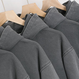 <span class=keywords><strong>Pull</strong></span> à capuche unisexe en coton pur, style américain <span class=keywords><strong>vintage</strong></span>, effet flocon de neige, couleur unie, tendance, épais et chaud - Product Image 3