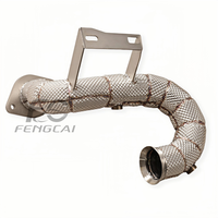 Tuyau de descente droit isolé en acier inoxydable pour Mercedes Benz W177 A180 A200 1.3T M282 – Amélioration des performances des échappements