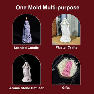 Chongjie décor à la maison colombe gypse moule Silicone Animal paix colombe Silicone bougie moule paix <span class=keywords><strong>Pigeon</strong></span> parfumé bougie moules Silicone - Product Image 5