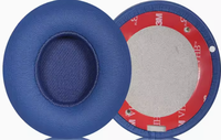 Almohadillas de Repuesto Joghaw para Auriculares Beats, Compatibles con Solo 2 y Solo 3, Cojines de Cuero Proteico Suave de Alta Densidad