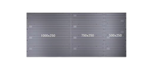 Système complet d'affichage LED publicitaire P2.6 P2.9 P3.91 P4.81, panneau LED de fond intérieur 1000mm*250mm, écran LED pour centre commercial