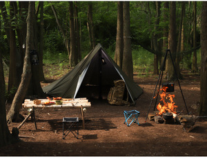 Tabourets de camping pliants, tabouret léger pliable en aluminium, chaise de pêche d'extérieur, chaise de pique-nique et de pêche portable - Product Image 5