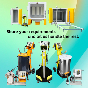 Système <span class=keywords><strong>de</strong></span> machine <span class=keywords><strong>de</strong></span> revêtement en poudre électrostatique Pistolet avec base vibrante pour profilés en aluminium Jantes en alliage <span class=keywords><strong>Four</strong></span> <span class=keywords><strong>de</strong></span> ligne CE OPT02-PRO-B - Product Image 2