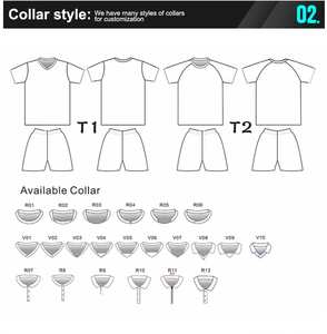 Kaus Jersey Rumah & Away versi 24 pemain, untuk latihan sepak bola pakaian sepak bola musim panas oleh Amerika Football Club - Product Image 4