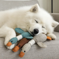 Jouet pour chien interactif et durable en forme de canard volant, avec couineur, pour la dentition, en peluche avec rembourrage en coton PP – Meilleure vente