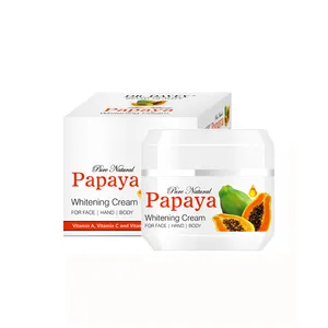 Crema viso idratante sbiancante papaya prodotto per la cura della pelle al prezzo di fabbrica