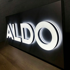 Customized <b>LED</b> acrylic light <b>signs</b>, 3D lettering, wall decorations, soft warm white light, suitable for both indoor and outdoor - Product Image 1