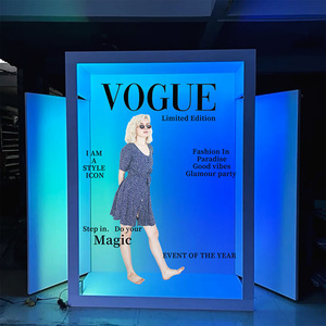 Photomaton en acrylique personnalisé avec miroir, photomaton magazine, vente chaude 2025, photomaton portable, location commerciale - Product Image 4