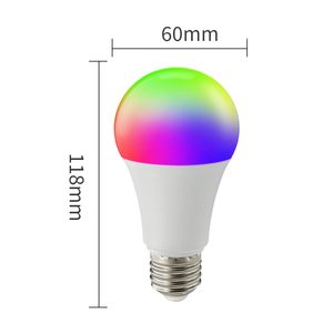 หลอดไฟ LED อัจฉริยะ A19 ขั้ว E27 ควบคุมผ่านแอพ WiFi 2.4G และบลูทูธ เปลี่ยนสีได้ รองรับ Alexa และ Google Home - Product Image 6