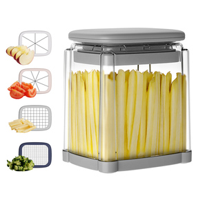 Multifunctional Manual Kitchen French Fries Potato <strong>Chips</strong> <strong>Cutter</strong> Slicer Chopper Vegetable <strong>Cutter</strong> Fruit Salad <strong>Cutter</strong> - Product Image 1