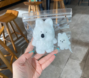 Juguete Antiestrés de Peluche de Patata West Highland Butter Bear 1+1, Juguete Creativo de Compresión de Rebote Lento - Product Image 2