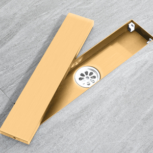 USA scarichi doccia Standard con adattatore filettato e accoppiamento in gomma inserto per piastrelle bagno scarico lineare pavimento 300*68mm - Product Image 5