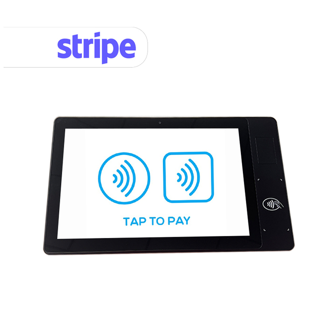 Stripe Payment Tablet 10 Inch SoftPOS Terminal Tap to Pay Donate Front Nfc Android 16 OS Contactless Payment Tablet POS Kiosk