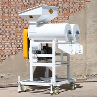 Machine à décortiquer le blé 5XT-15 avec double cylindre de décorticage