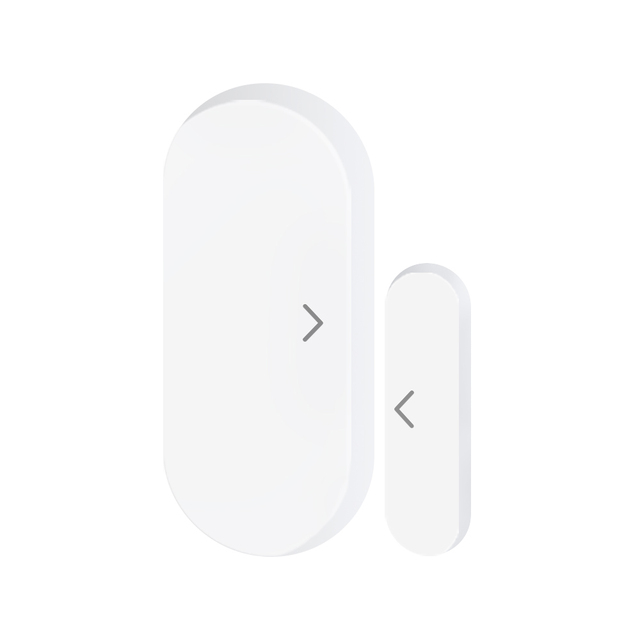 SIXWGH Zigbee Door Window Sensor Tuya Smart Life Compatible Contact Sensor with App Alarm &Scene Linkage Requires Zigbee Gateway