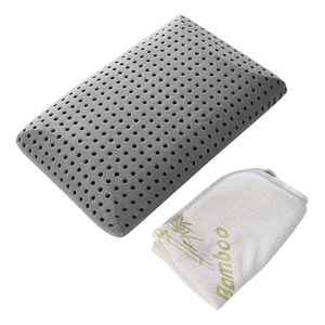 Almohada <span class=keywords><strong>de</strong></span> Espuma Viscoelástica Rina con Perforaciones <span class=keywords><strong>de</strong></span> Flujo <span class=keywords><strong>de</strong></span> Aire para un Sueño Saludable, con Carbón <span class=keywords><strong>de</strong></span> Bambú, Tamaño Estándar - Product Image 2