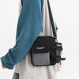 Borsa a Tracolla Casual da <span class=keywords><strong>Uomo</strong></span> alla Moda, Borsa a Spalla di Alta Qualità, Semplice Borsa Quadrata per Telefono in Nylon Impermeabile e Resistente - Product Image 2