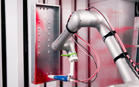 Vente en gros de robots collaboratifs FANUC Cobot CRX-10iA/L, charge utile de 10 kg, portée de 1418 mm, robots à 6 axes, bras robotique collaboratif, poste de travail de peinture