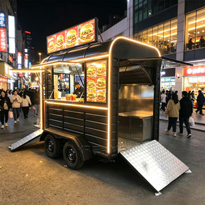 Premium Horse <b>Box</b> With Prep Area Display Window For Festivals And Mobile Dining Street Food Cart - Product Image 6