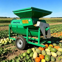 Extracteur de graines de melon à haut rendement 300-500 kg/h, machine de séparation et de nettoyage des graines de pastèque et de citrouille