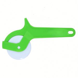Custom Logo Food Grade Plastic Blade Handheld Pizza Cutter for Promotional Giveaways - Product Image 4