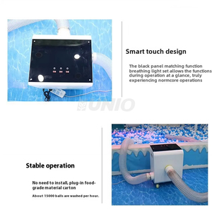 Nettoyeur de piscine à balles pour enfants de qualité commerciale, <span class=keywords><strong>machine</strong></span> électrique neuve 220V pour le <span class=keywords><strong>nettoyage</strong></span> à la vapeur des balles en mousse et plastique pour jeux souples - Product Image 4