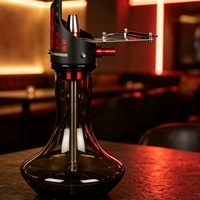 Hookah Shisha Mini Gaya Eropa Premium Mewah dari Baja Tahan Karat 304