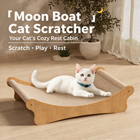 Grand grattoir pour chat en sisal et bois et lit pour chat 2-en-1, durable et résistant à l'usure, canapé-lit pour chat, accessoires écologiques pour animaux de compagnie