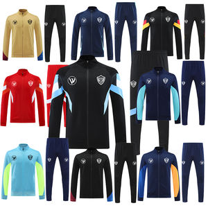 الخريف والشتاء سترة كرة القدم أزواج جديدة ملابس رياضية مريحة بدلات تدريب كرة القدم مع بدلة رياضية ذات جودة تايلاندية مع اسم الفريق - Product Image 2