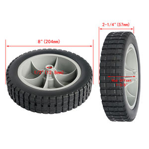 Roue motrice avant de tondeuse à gazon de 8 pouces, 3004 A13004, paquet de 2 pour remplacement de pièces de tondeuse - Product Image 1