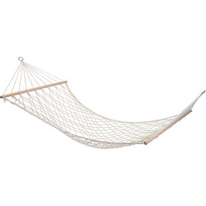HAMMOCK EN FILET DE COTON BLANC 200X80CM - Product Image 1